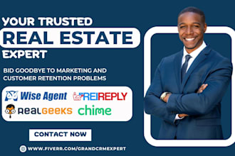 be your real estate va real geeks wise agent crm rei reply chime placester leads