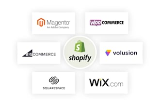 migrate wordpress wix squarespace woocommerce to shopify or vice versa