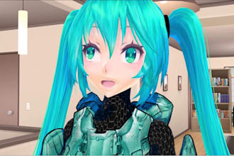sculpt 3d model and port your 3d character, player model for gmod, mmd, vrchat