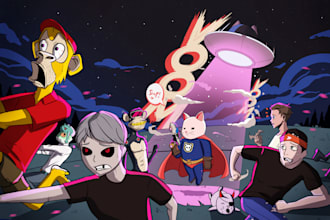 create custom illustrations, comics and stickers for your project