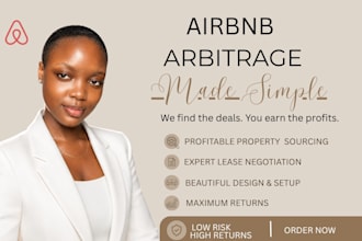 be your airbnb arbitrage property finder for str and mtr in the USA, UK,  canada