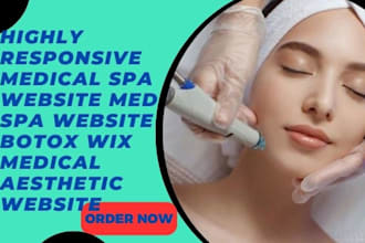 design medical spa website med spa website botox wix medical aesthetic website