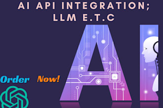 integrate llm, ai API into web apps  using express js