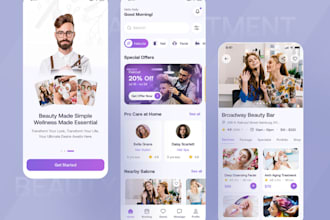 develop custom CRM app or website for beauty professionals, beauty service app