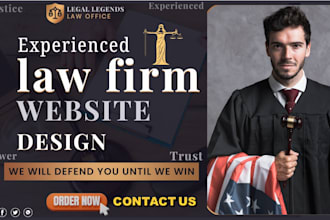 lawyer website law firm website notary website  attorney website notary logo
