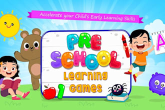 build educational game app, kids game, educational kids learning app