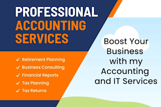 handle accounting and finance , reporting, analysis, and projects
