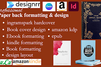 book foratting for kdp paperback, ingrams spark