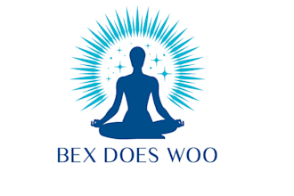 design modern fun whimsical psychic yoga coaching logo
