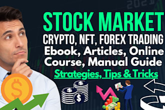 write forex trading, nft ebook, stock market blog post trading strategies course