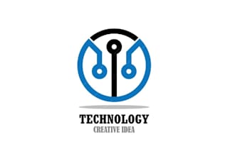 design gorgeous stylish technology logo