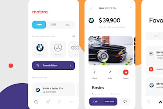 develop car marketplace app dealership app car rentals app