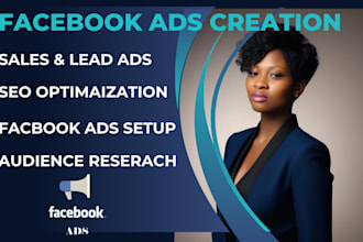 setup facebook and instagram ads campaign, for sales leads and audience research