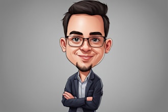 do a cartoon portrait