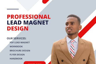 pdf lead magnet, ebook design, lead magnet design, workbook, brochure design