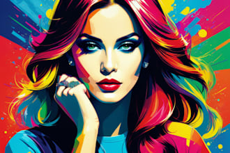 make a beautiful wpap pop art portrait