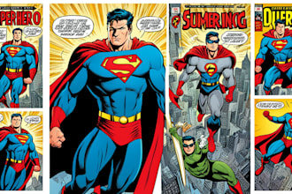 do comic book illustration superhero comic book cartoon character graphic novelv