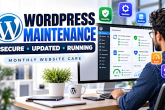 provide wordpress website maintenance and support