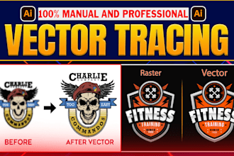 do any type of adobe illustrator work, vector tracing, redraw vector logo design