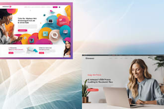 create responsive landing page