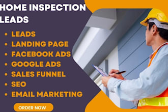 generate home inspection leads office house estate renovation inspector website