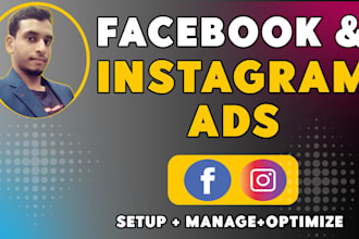 setup effective facebook and instagram ads campaign for you