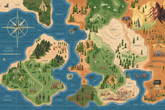 make your fantasy map for rpg, novels and games