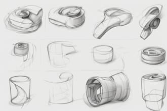 sketch a product design idea
