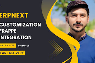 be erpnext developer, reports, print formats and dashboard maker