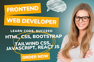 tutor and teach you hmtl,css,javascript,typescript and react