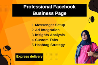 create and set up a professional facebook page for your business or brand
