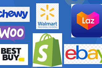 import export upload bulk products on shopify ebay lazada