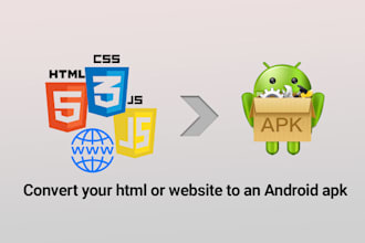convert your html or website to an android app