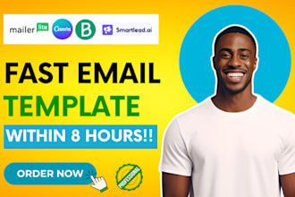 design urgent editable canva newsletter mailerlite brevo klaviyo email template