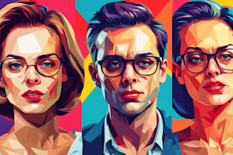 make your photo into awesome wpap pop art portrait