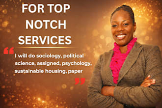 provide social science, research, housing policy,  urban development tasks