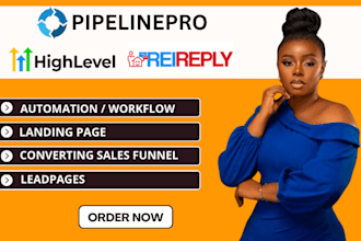 build pipelinepro sales funnel rei reply leadpages landing page automation