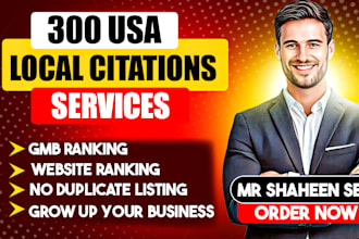 do manual best 300 USA local citations, top US business directories