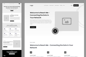 create a wireframes design, prototype for your website or app and mockup