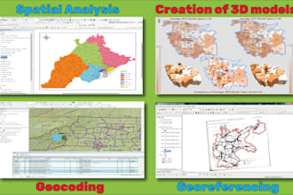 do gis tasks, analysis, georeferencing