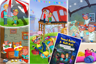 create highquality children book illustrations