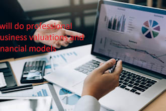 do professional business valuations and financial models