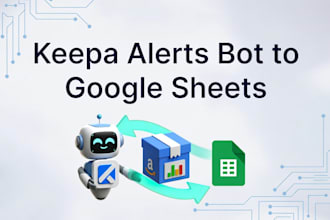 make keepa alerts bot, keepa to google sheets