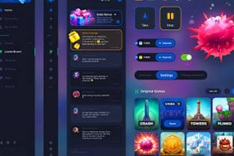 develop a high performance crypto gaming website with seamless crypto integrate