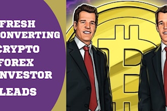 hq targeted crypto forex  leads, investors leads