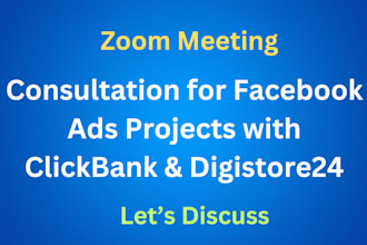do zoom meeting for facebook ads projects with clickbank and digistore24