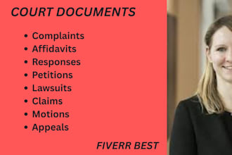be your civil litigation expert to help you write lawsuits, complaints, motions