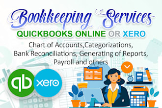 do bookkeeping services using xero or qbo