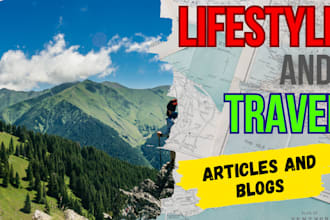 write SEO optimized unique and engaging travel blogs and articles