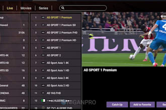 develop custom iptv app smart tv app iptv website, setup iptv reseller panel